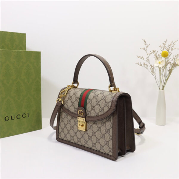 Gucci Ophidia Small Top Handle Bag With Web 651055 (Varied Colors) - Image 2