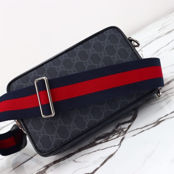 Gucci GG Supreme Small Black Canvas Shoulder bag - Image 6