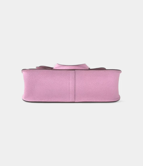Hermès Halzan Leather Handbag Pink - Image 2