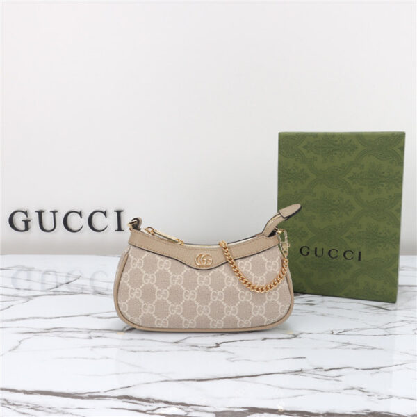 Gucci Ophidia Mini Bag 764960 White GG Canvas - Image 2